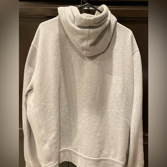 Ralph Lauren Light Gray Full-Zip Hoodie with Red Pony - Picture 4 of 4